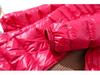 Women's Mid-Length Lightweight Hooded Down Jacket - 2025 Autumn/Winter Slim Fit Plus Size Outerwear