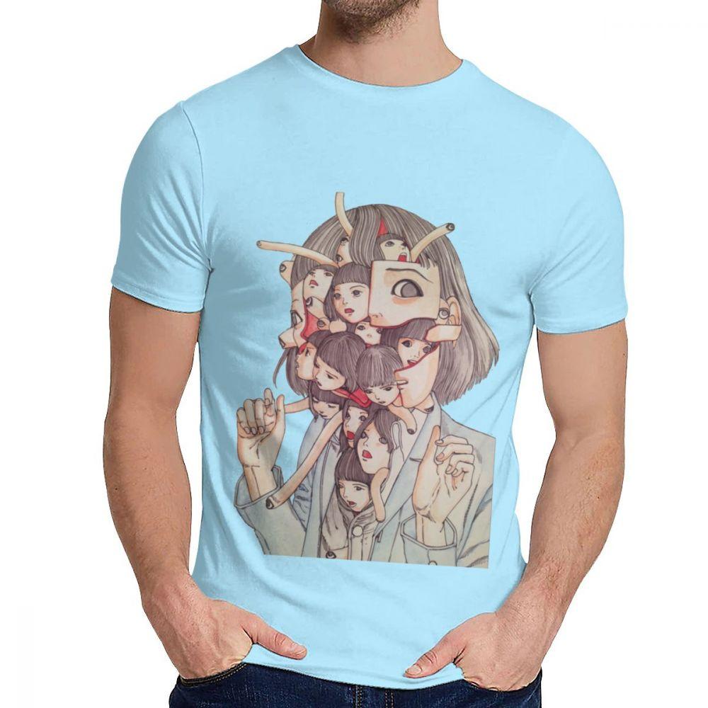 Shintaro Kago Tomie Japanese Junji Ito T Shirt Casual O Neck Anime Unisex Pure Cotton Us