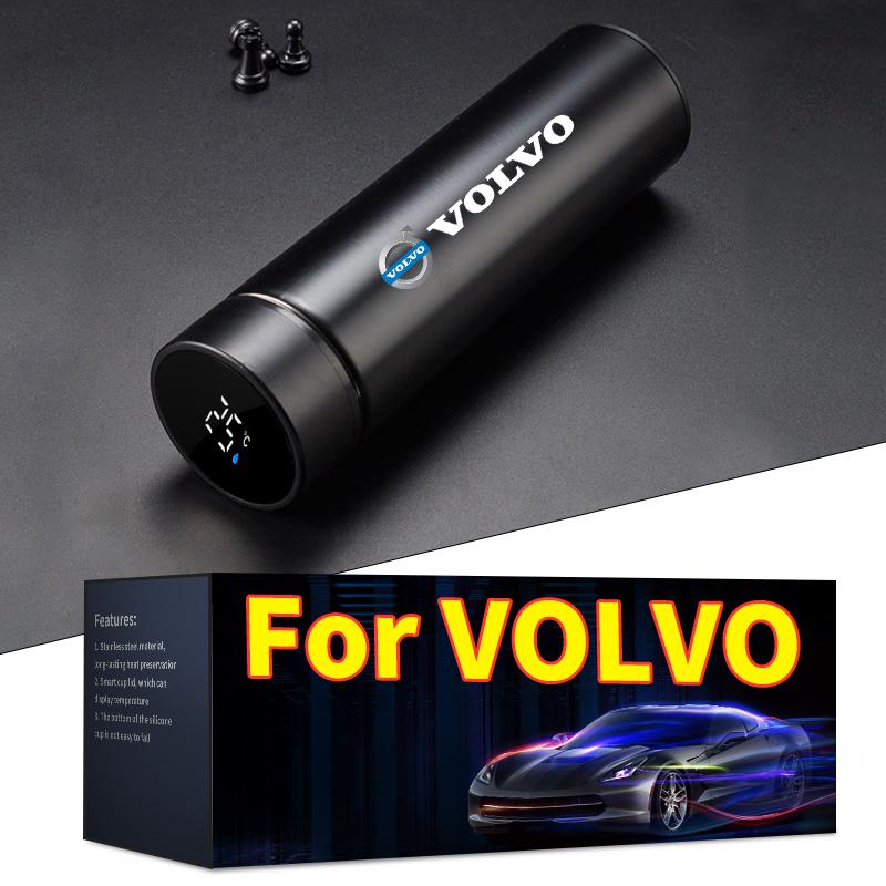 Car Smart Thermos Mug Insulation Cup Led Digital Temperature Display For Volvo CX90 JG7