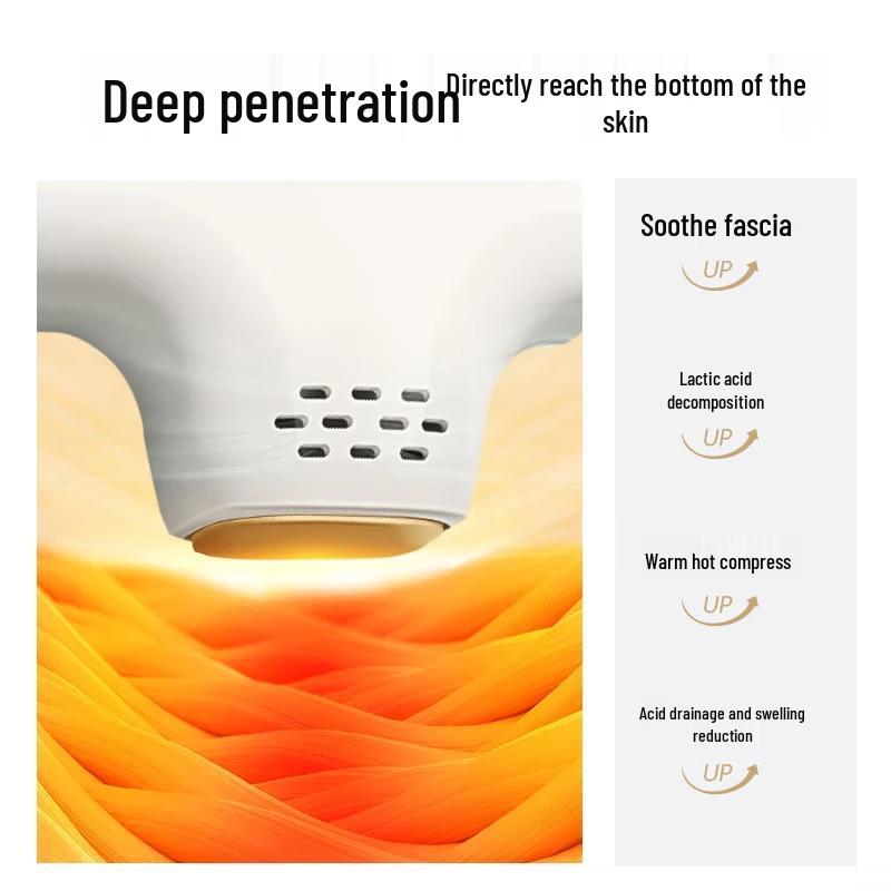 Aux Mini Hot Compress Fascia Gun