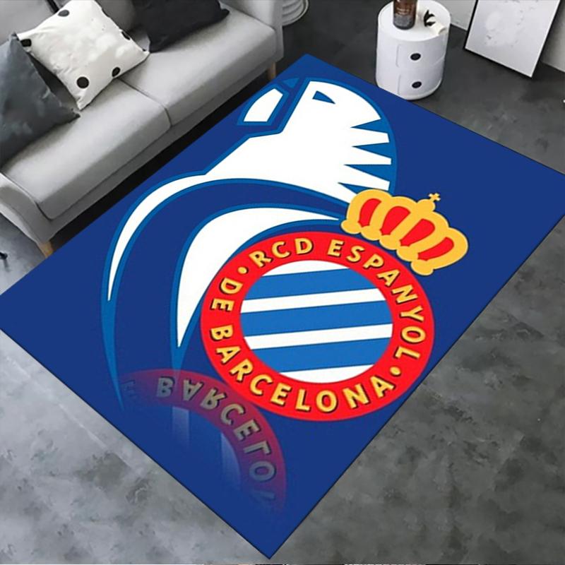 2026 NEW RCD Espanyol Carpet Rug for Living Room Bedroom Home Sofa Decoration,Kids play Non-slip Floor Mat