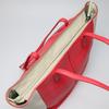 COACH Shoulder Bag Tote Bag leather Red x cream Women 23469 Used