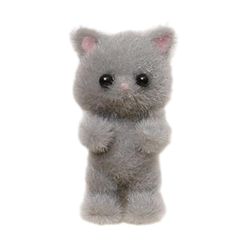 Soft and Adorable 3D Cat Headwear Captivating Cartoon Cat Half Hole Adornment Cartoon Cat Earring Necklace Pendant