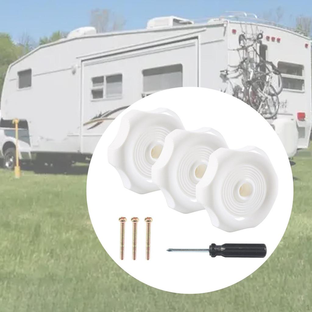 RV Window and Vent Knob Interior Hardware Component,Easy Installation Spare Latch with
