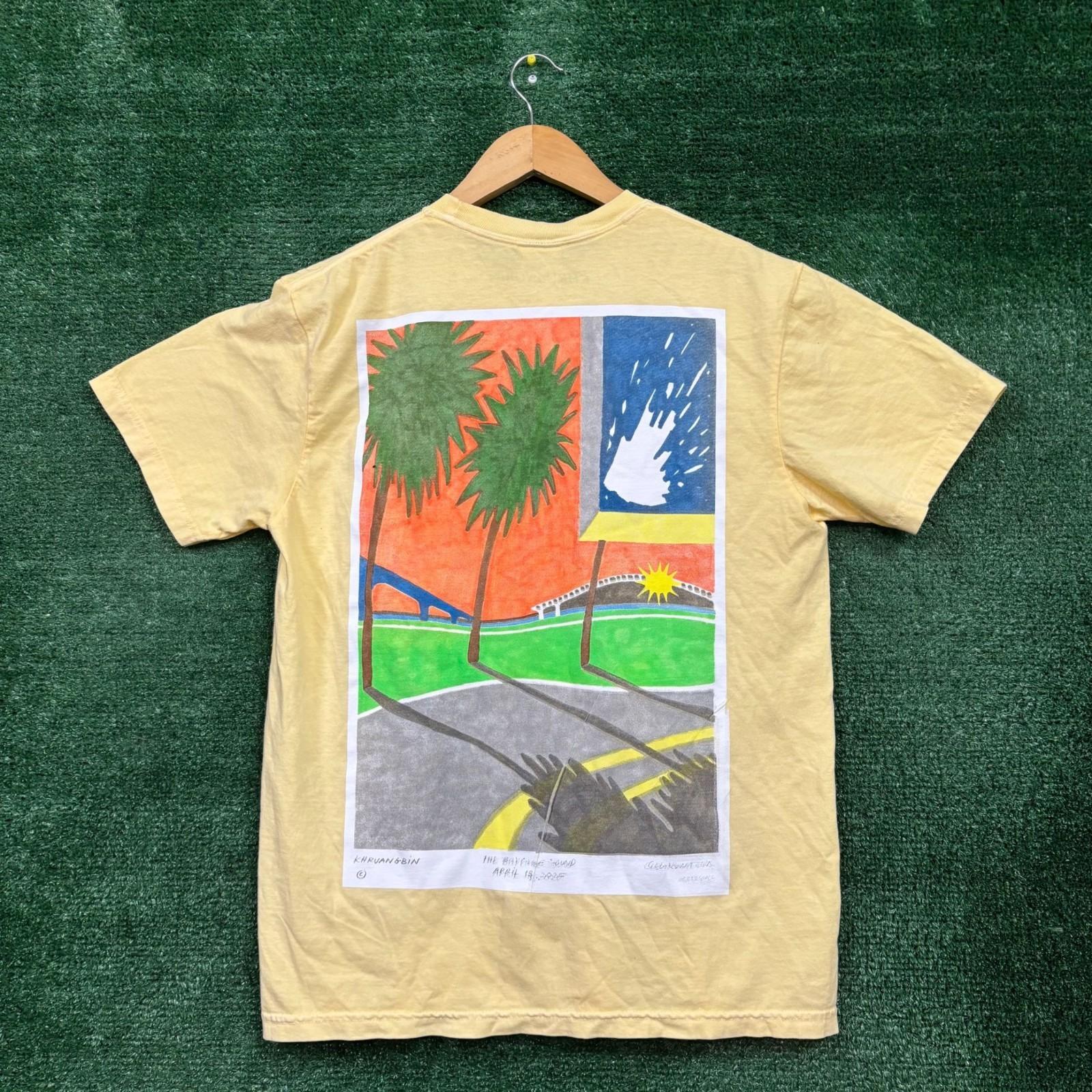 Khruangbin Clearwater Florida Tour Poster Rock Band Size Medium Unisex T-Shirt S
