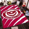 Portsmouth FC Logo Teppich Design Rutschfester Teppich geeignet für Wohnzimmer- und Schlafzimmer-Sofas.