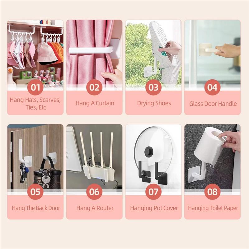 Hat Rack Of Baseball Cap Hat Storage Rack No Drilled Hat Rack Wall Adhesive Cap Hook Hat Rack Wall белый