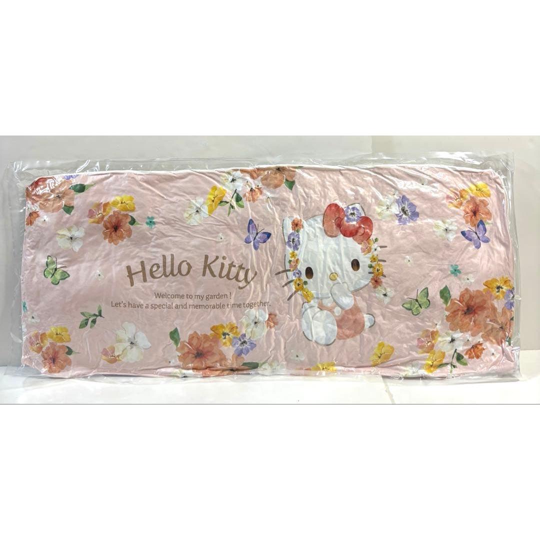 Sanrio Characters Watercolor Floral Pattern Long Cushion Hello Kitty