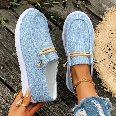 Autumn Women Sneakers Casual Comfortable Flat Shoes Women Solid Lace-up Loafers Fashion Outdoor Sneakers Women Zapatos De Mujer