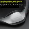 Leather Car Steering Wheel Cover For Tesla Model 3 Y S X      2024 36-38 CM Black Auto Interior Accessories