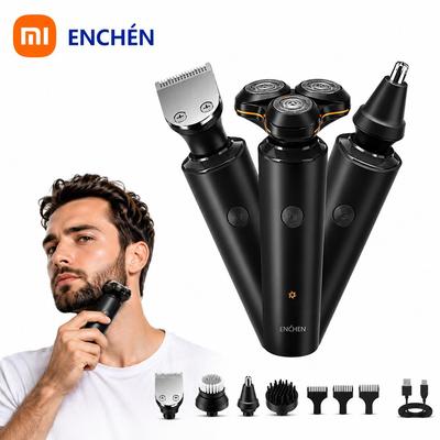 ENCHEN X8S-C 5 in 1 Elektrorasierer Trimmer Rasierer Bartschneider Wasserdichter 3D-Rasierer für Männer
