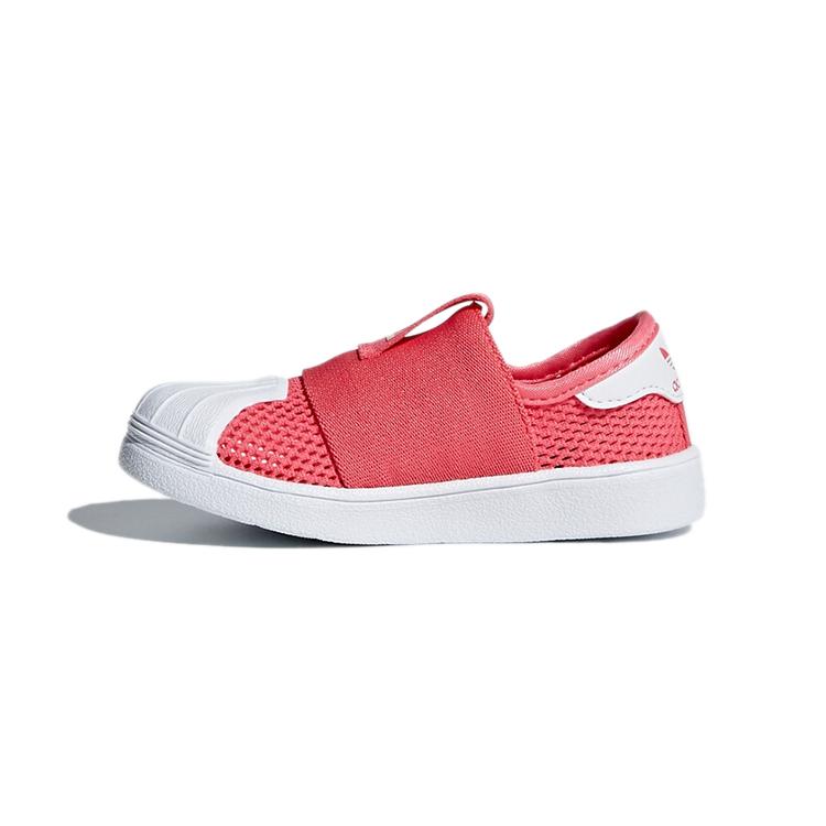 

Adidas Originals SUPERSTAR Smr 360 I Дихаючі низькі дитячі кросівки Рожево-білі для немовлят та малюків AQ0202 22