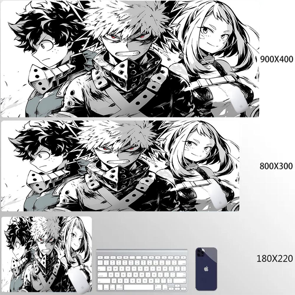 Academia All Might Anime My Hero Mouse Pad Xxl Gaming Accessories Office Gamer Keyboard Desk Mat NonSlip Laptop Anime Mousepad