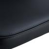 Set of 2 Black PU Dining Chairs, 89 cm High, Modern Design