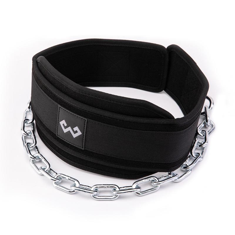 Weighted Fitness Belt for Pull-Ups & Squats with Thick Chain