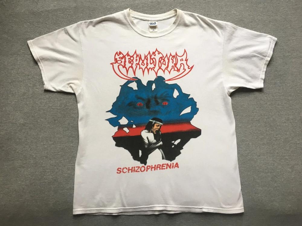 SEPULTURA SCHIZOPHRENIA Shirt Unisex S to 5XL MQ508 Unisex T-Shirt XL
