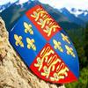 Medieval Lion Warrior Steel Decorative Edward Shield Fleur Design Christmas Gift