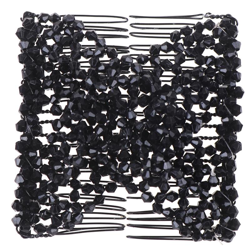 

Эластичная расческа для волос Винтажная Цветок Бусина Эластичная расческа для волос Металлическая расческа Зажим Заколка