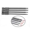 4pcs Alloy Steel Hex Screwdriver 1/4 Inch Hex Shank Magnetic Head Screw Driver Bit 1.5 2.0 2.5 3.0mm Hand Tools Parts
