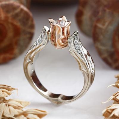 Echt 100 % S925 Silber Ringe Blumenform Kubikzircon Ring Bijoux Für Frauen Silber 925 Schmuck Bizuteria Reinem Zirkon Stein Box