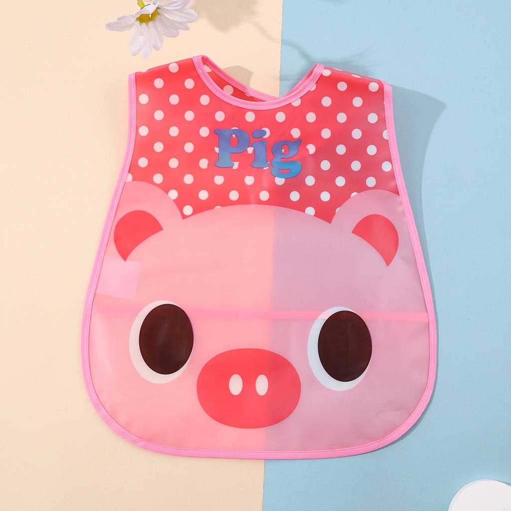 Cartoon Baby Bibs Waterproof Newborn Bandanas Feeding Baby Burp Cloths Girls Boys Saliva Towel Print Apron