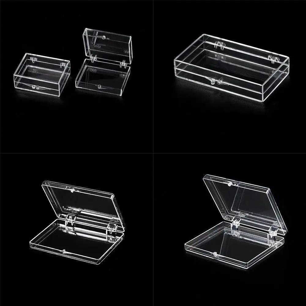 Postcard Badge Commemorative Coin Display Storage Box Transparent Box Lid Jewelry Manicure