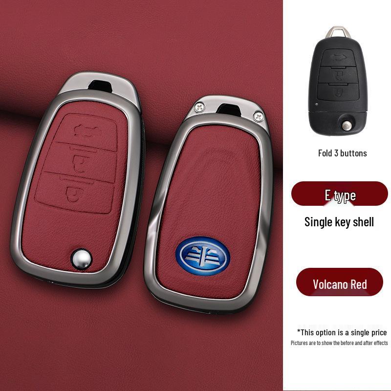 13-18 FAW Besturn X80 Smart Folding Key Cover with Metal Shell