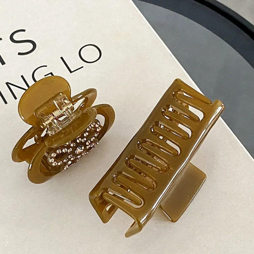 

Niche Design Korean Style Hair Clip Hair Grip Clip Women Large Shark Clip Girl Acetate Hair Claw