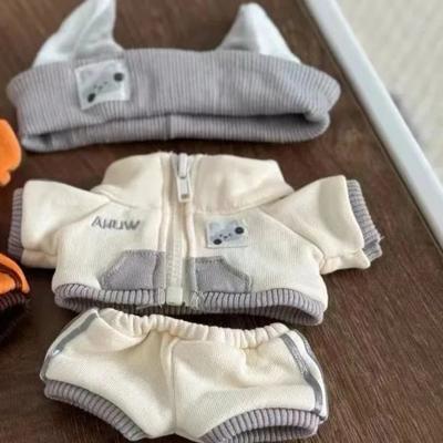 Cotton Doll 20cm Dress Replacement Set Cute No Attribute Doll Little Fox and Little Wolf Clothes