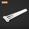 uxcell 72-Pack Teaspoon-Shaped Micro Scoops, 150 Mg, Mini Powder Scoops, Mini Measuring Spoons for Cosmetic Powder and Coffee, White