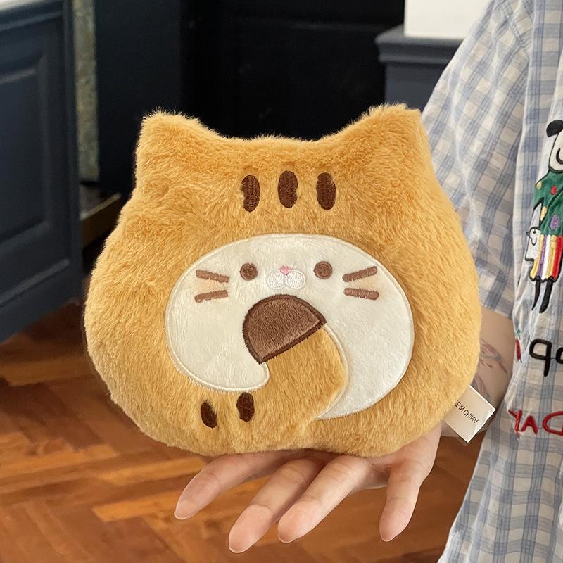 Xiaohongshu Cute Cat & Tiger Skin Roll Plush Toy 12cm (0.045kg)