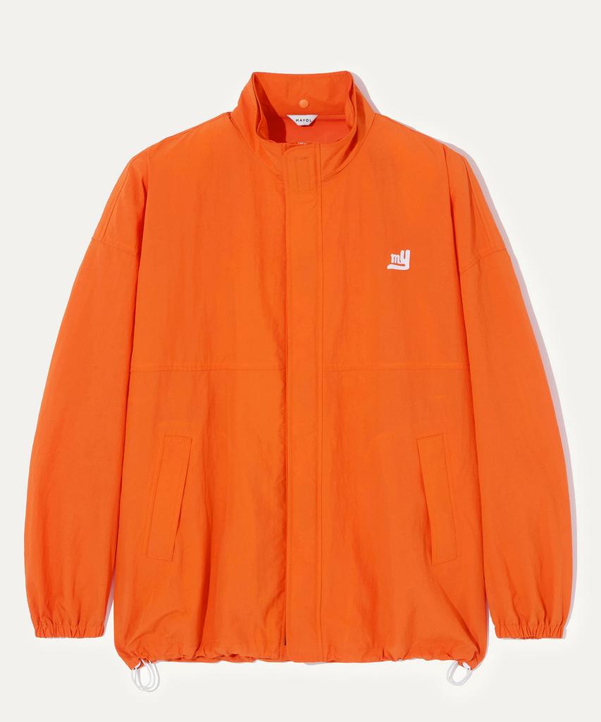 Mayol Detachable Hood Beach Jumper_Orange