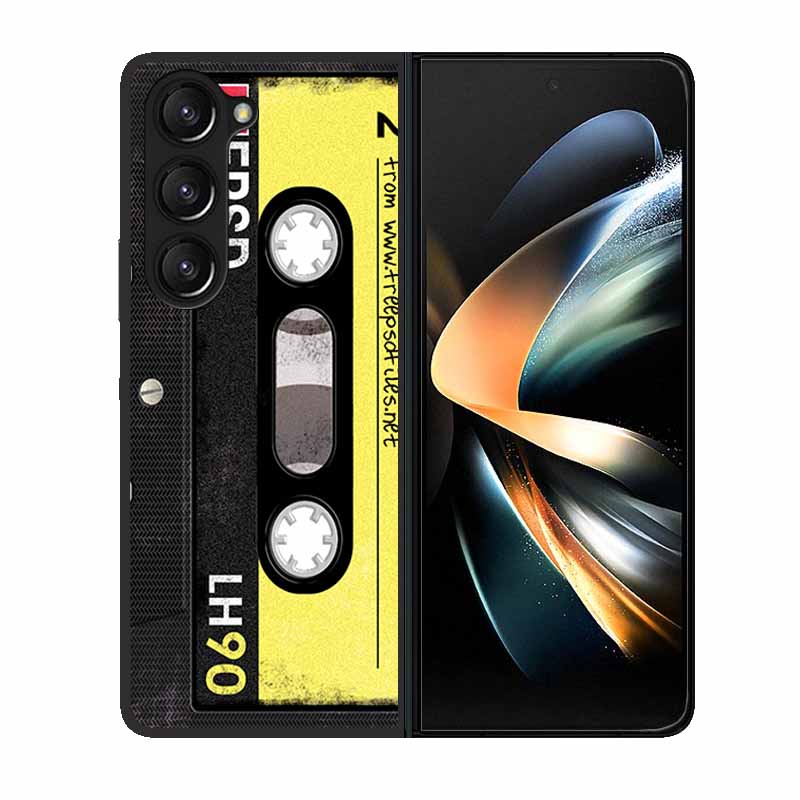 For Samsung Z Fold 6 Phone Case Cover Wolf Black Plastic Hard Back Cover Case For Samsung Galaxy Z Fold6 Fold 4 3 2 5 Case Funda