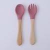 Children's Silicone Divided Plate Set: Food-Grade Tableware with Fork & Spoon for Babies and Toddlers