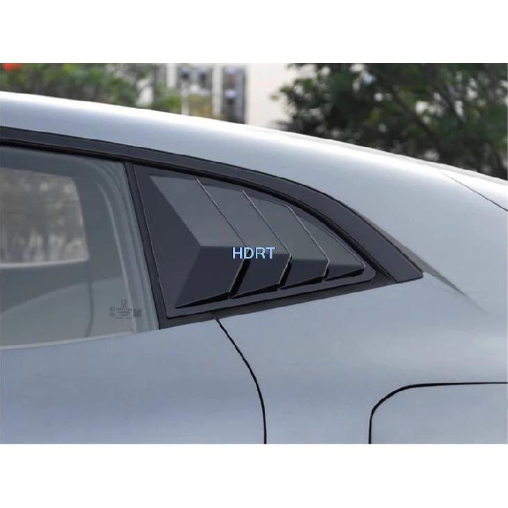 For AVATR 07 2024 + Rear Triangle Glass Window Side Blind Vent Shutter Louver Cover Trim Car Style Accessories Exterior Sticker