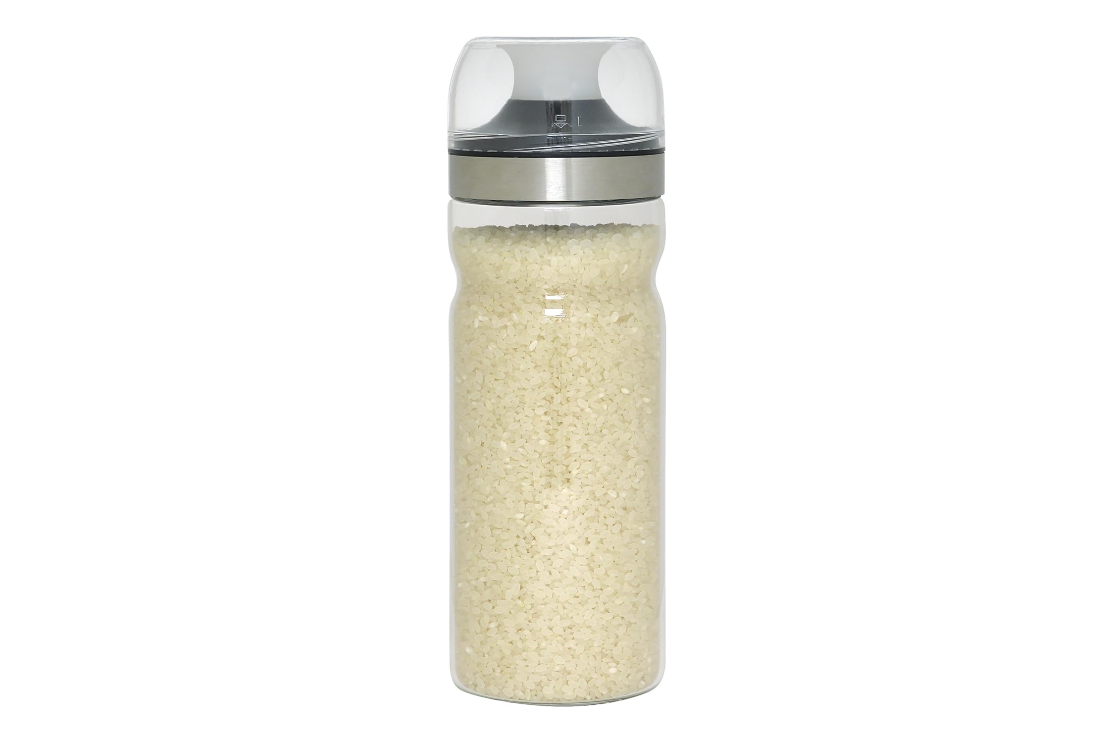 

Fujisho Felio Rice Container with 1 Total Measuring Rice Keeping 1kg Fits in Refrigerator Side Moisture Insect Washable for Easy F0695 Cup, Bottle,