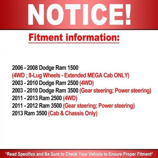 4WD Front Lower Ball Joints for 1500 2500 3500, 2500 3500 Suspension-K7467