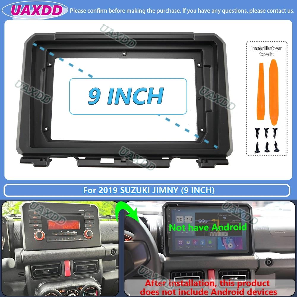For 2019 Suzuki Jimny 9 Inch Car Radio Android Stereo Frame Panel Fascia Dashboard Audio Player Screen Cables Navigation Harness Radio Accessories 4