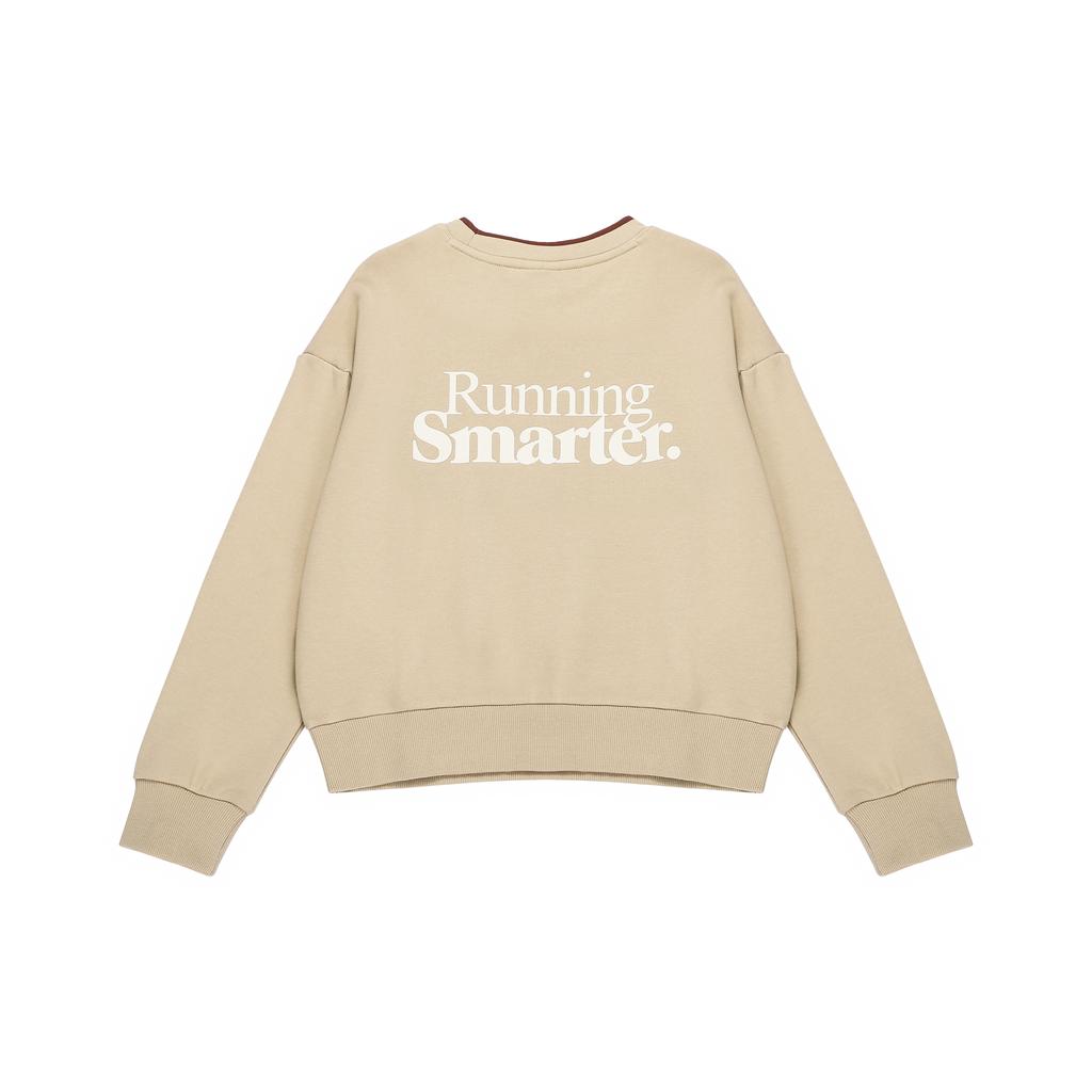 (WMNS) New Balance Athletics 70s Crewneck Sweatshirt Asia Sizing 'Beige White' Women's AWT23552-INC