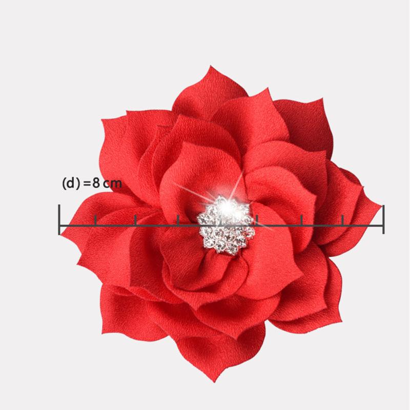 Pet Collar Rhinestone Flower Anti-suffocation Safety Buckle With Bell Pet Collar For Cat