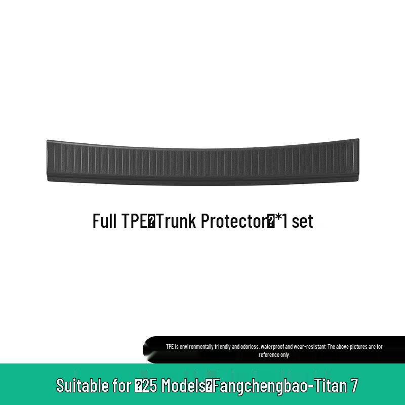 All-Weather TPE Floor and Trunk Mats for BYD U7 Fangchengbao Yangwang Cars