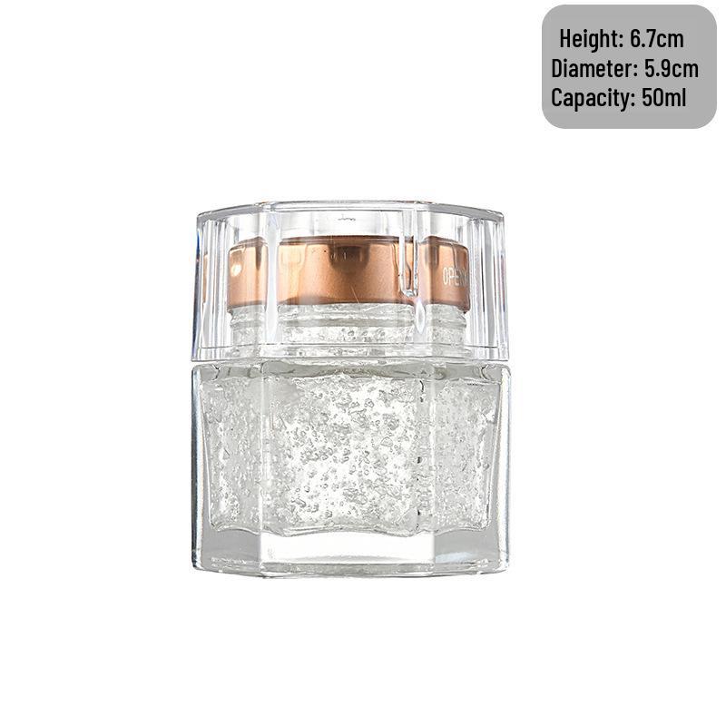 Hexagonal Glass Jar with Acrylic Lid for Honey, Jam, Pickles, Bird s Nest, or Storage