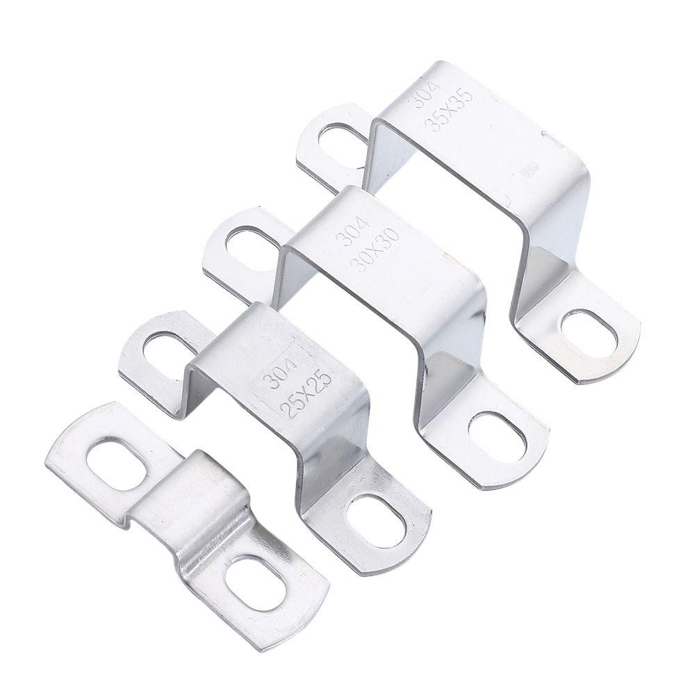 M-shaped U-shaped Square Rectangle Ohm Tube Card Saddle Clip Throat Hoop Horseback Hose Clamp  Tube