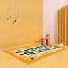 Modischer Gelber Kreativer Teppich für Wohnzimmer Heimdekoration Sofabereich Teppiche Große Fläche Schlafzimmer Ankleidezimmer Bodenmatte