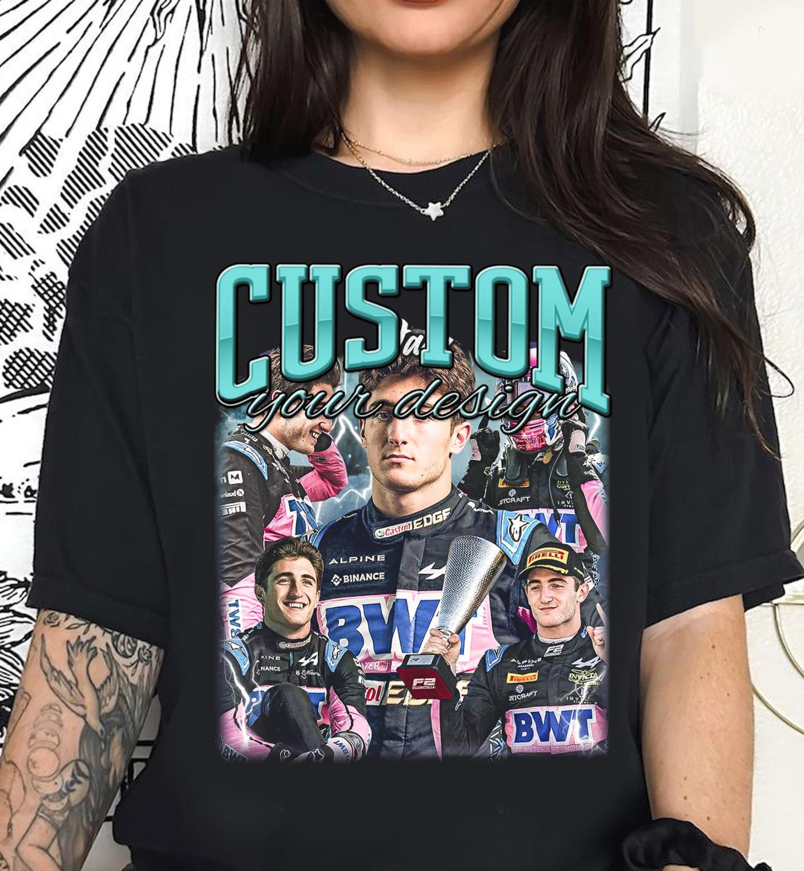 Custom Design Bootleg Rap Tee, custom bootleg shirt, custom photo shirt, birthday gift,christmas gift, custom your shirt FD L
