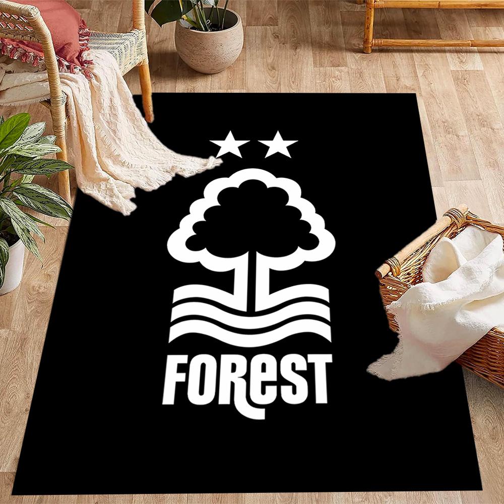 Tree Forest Logo Area Rug Perfect for Decorate room Outdoor Bedrooms Foyer Antislip Carpet Decorate Offices