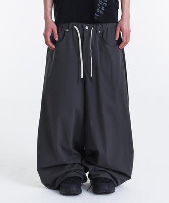 Gicheol Easy Or Easy Balloon Pants (Dark Gray)