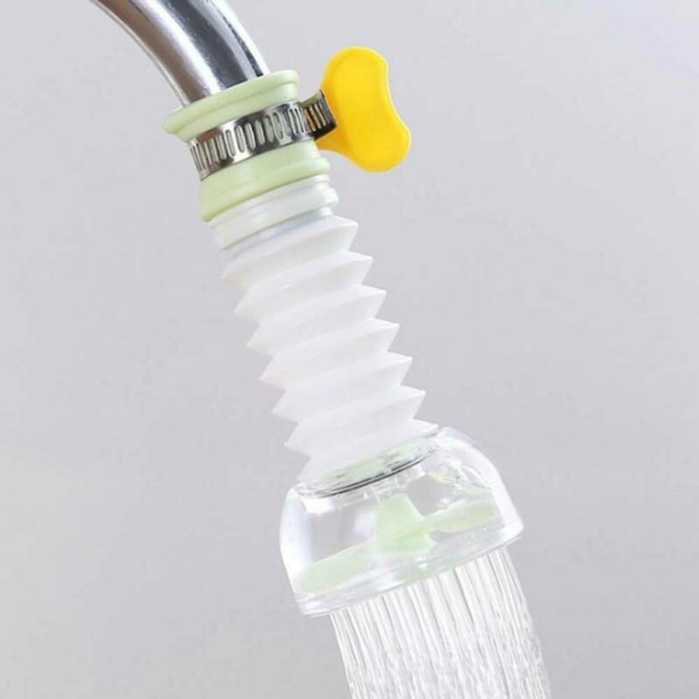 1Pc Telescopic Rotating Faucet Kitchen Splashproof Tap Head Water Filter Nozzle