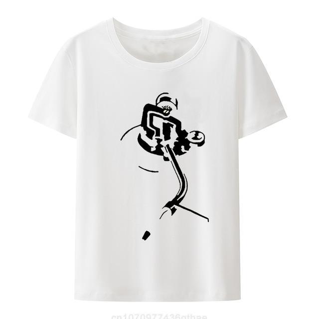 True School Wheelsof Steel T Shirt Classic Hip-hop Dj Technics Turntable XS-4XL O-neck Breathable Tee