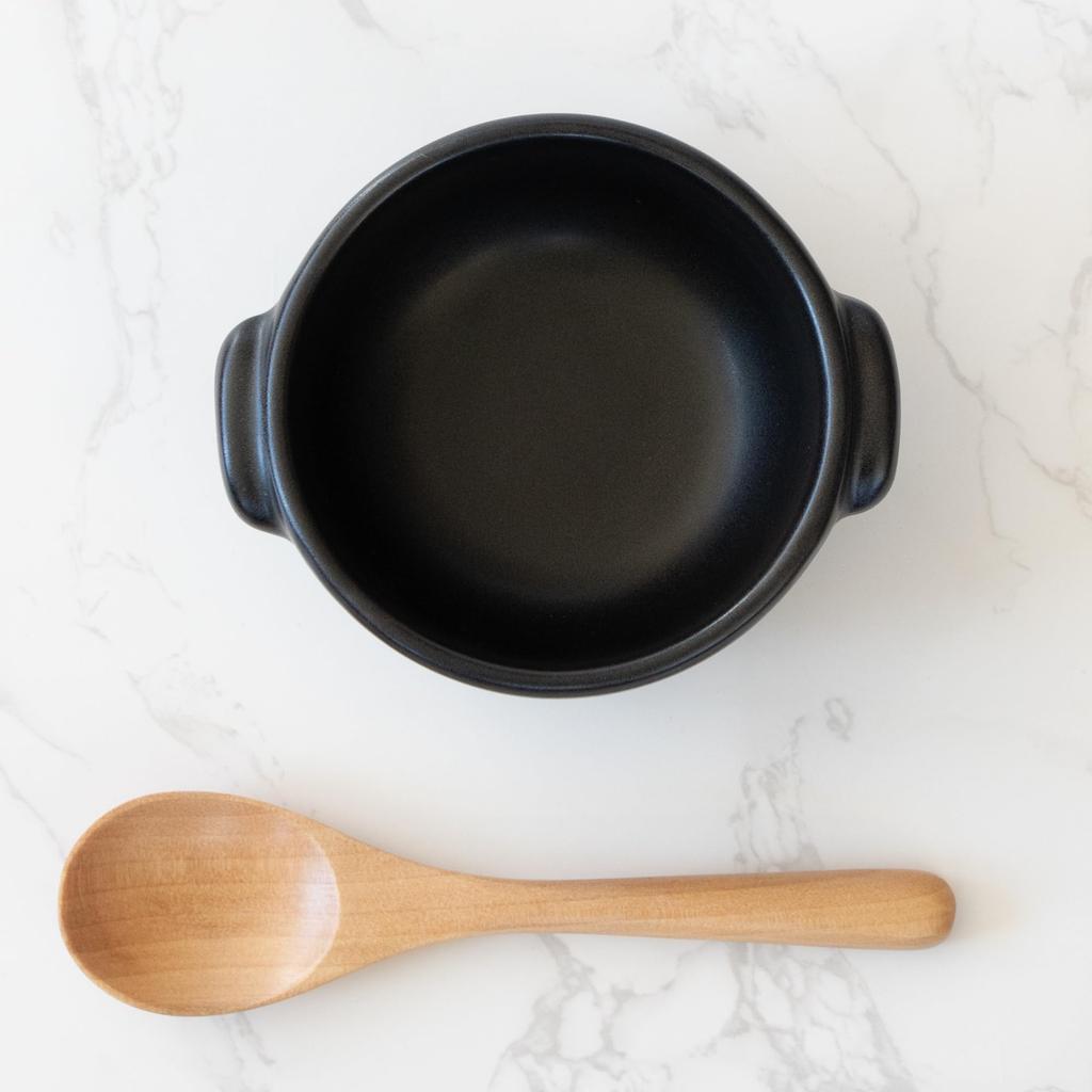Banko Ware Gratin Small for One Diameter Black Black Oven Open Flame Microwave Dishwasher Made In Japan 11158 Dish, Size, Person, Approx. 10cm, Glaze,